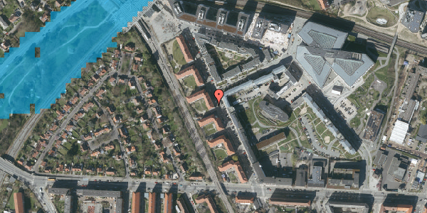 Oversvømmelsesrisiko fra vandløb på Flintholm Alle 25, st. th, 2000 Frederiksberg