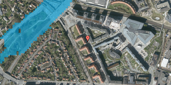 Oversvømmelsesrisiko fra vandløb på Flintholm Alle 35, 2. th, 2000 Frederiksberg