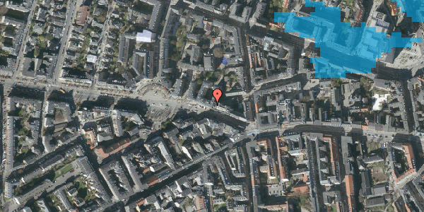 Oversvømmelsesrisiko fra vandløb på Frederiksberg Alle 8, 1. , 1820 Frederiksberg C