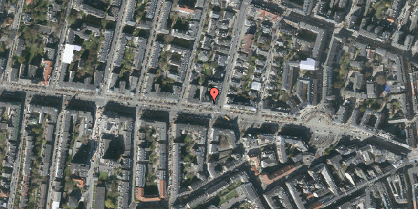 Oversvømmelsesrisiko fra vandløb på Frederiksberg Alle 42A, st. 2, 1820 Frederiksberg C