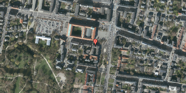 Oversvømmelsesrisiko fra vandløb på Frederiksberg Bredegade 1A, st. , 2000 Frederiksberg