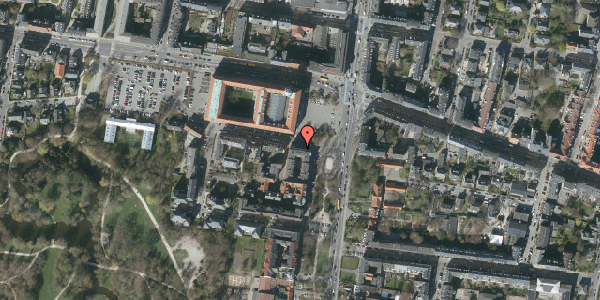 Oversvømmelsesrisiko fra vandløb på Frederiksberg Bredegade 1, st. , 2000 Frederiksberg