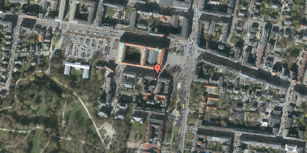 Oversvømmelsesrisiko fra vandløb på Frederiksberg Bredegade 3B, st. 3, 2000 Frederiksberg