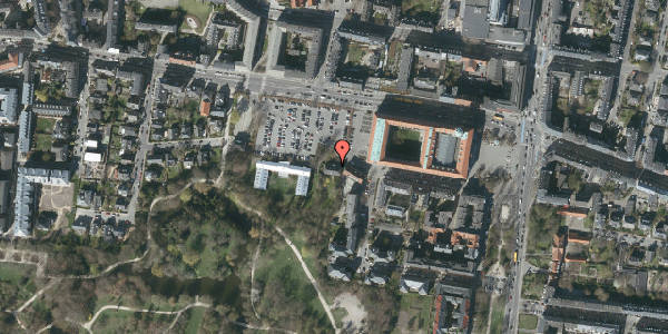 Oversvømmelsesrisiko fra vandløb på Frederiksberg Bredegade 13A, st. , 2000 Frederiksberg