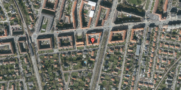 Oversvømmelsesrisiko fra vandløb på Hattensens Alle 8, 2. th, 2000 Frederiksberg