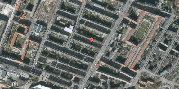 Oversvømmelsesrisiko fra vandløb på Helgesvej 5, 1. th, 2000 Frederiksberg