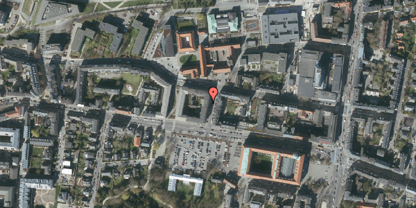 Oversvømmelsesrisiko fra vandløb på Hospitalsvej 3, st. th, 2000 Frederiksberg