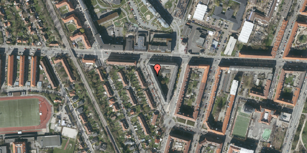 Oversvømmelsesrisiko fra vandløb på N. Jespersens Vej 8, 2. th, 2000 Frederiksberg