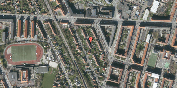 Oversvømmelsesrisiko fra vandløb på C.N. Petersens Vej 24, 2000 Frederiksberg