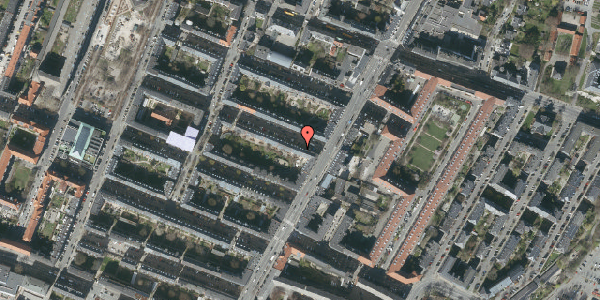 Oversvømmelsesrisiko fra vandløb på Roarsvej 3, 2. th, 2000 Frederiksberg