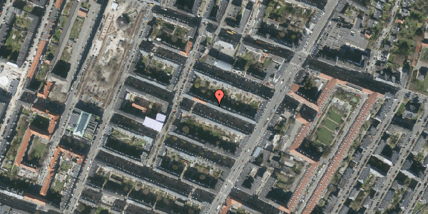 Oversvømmelsesrisiko fra vandløb på Roarsvej 16, st. th, 2000 Frederiksberg