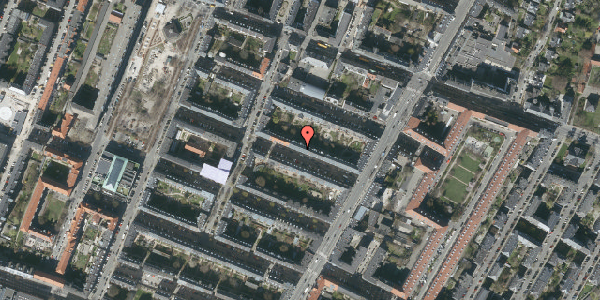 Oversvømmelsesrisiko fra vandløb på Roarsvej 16, 2. th, 2000 Frederiksberg