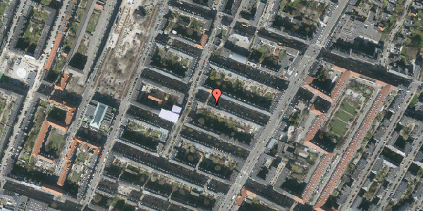 Oversvømmelsesrisiko fra vandløb på Roarsvej 17, 2. th, 2000 Frederiksberg