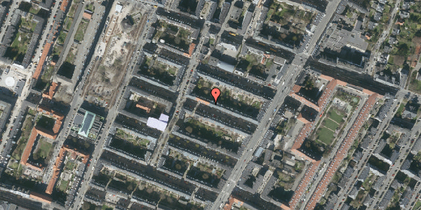 Oversvømmelsesrisiko fra vandløb på Roarsvej 18, 1. th, 2000 Frederiksberg