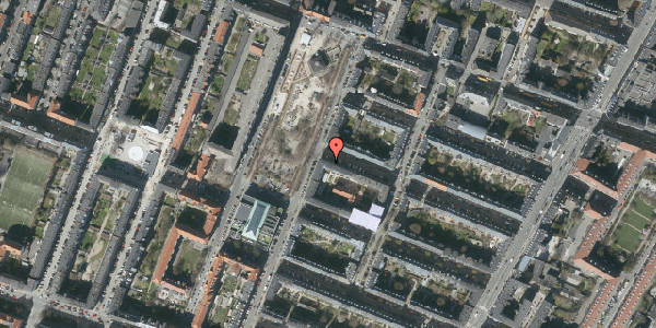 Oversvømmelsesrisiko fra vandløb på Roarsvej 31, 1. th, 2000 Frederiksberg