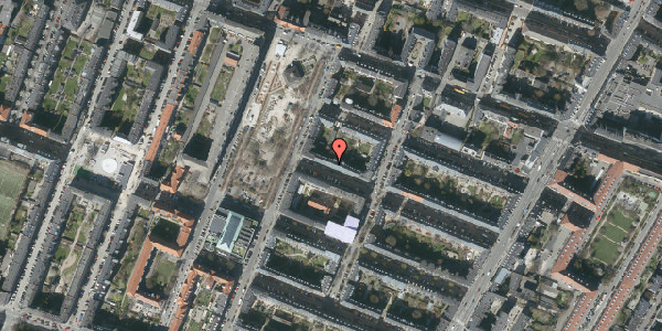 Oversvømmelsesrisiko fra vandløb på Roarsvej 32, kl. , 2000 Frederiksberg