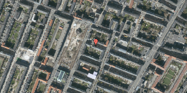 Oversvømmelsesrisiko fra vandløb på Sindshvilevej 21B, st. th, 2000 Frederiksberg