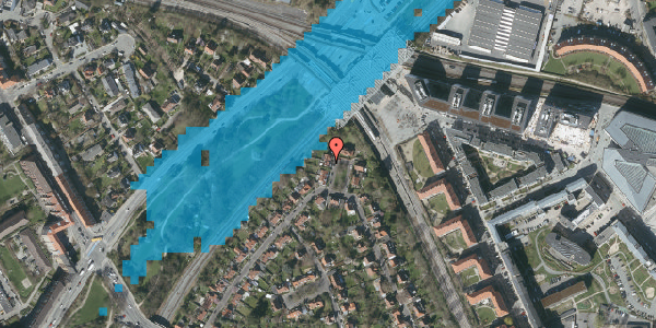 Oversvømmelsesrisiko fra vandløb på Ved Grænsen 52, 2000 Frederiksberg