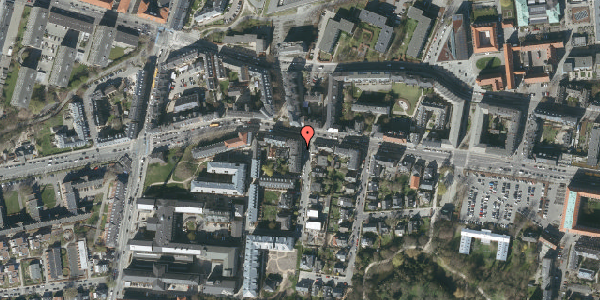 Oversvømmelsesrisiko fra vandløb på Virginiavej 2, 1. th, 2000 Frederiksberg