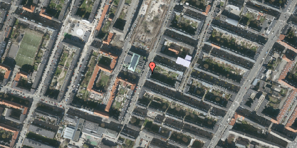 Oversvømmelsesrisiko fra vandløb på Yrsavej 8, 1. th, 2000 Frederiksberg