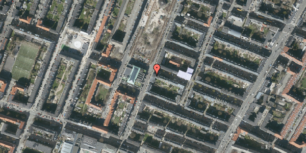 Oversvømmelsesrisiko fra vandløb på Yrsavej 10, 1. th, 2000 Frederiksberg