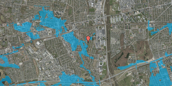 Oversvømmelsesrisiko fra vandløb på Brøndbyvestervej 46, st. th, 2605 Brøndby