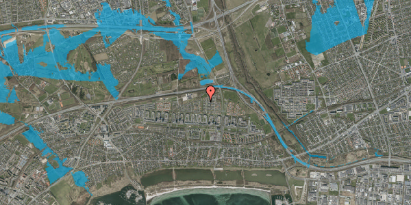 Oversvømmelsesrisiko fra vandløb på Bækkelunden 139, 2660 Brøndby Strand