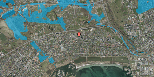 Oversvømmelsesrisiko fra vandløb på Dyringparken 18, 2660 Brøndby Strand