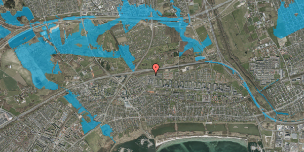 Oversvømmelsesrisiko fra vandløb på Dyringparken 23, 2660 Brøndby Strand