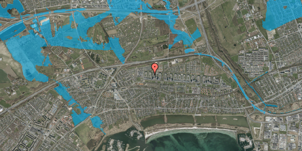 Oversvømmelsesrisiko fra vandløb på Dyringparken 68, 2. tv, 2660 Brøndby Strand