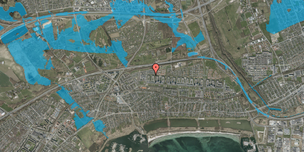 Oversvømmelsesrisiko fra vandløb på Dyringparken 80, 2. th, 2660 Brøndby Strand