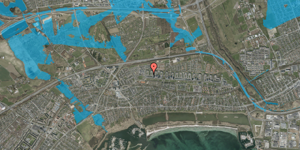 Oversvømmelsesrisiko fra vandløb på Dyringparken 92, st. tv, 2660 Brøndby Strand