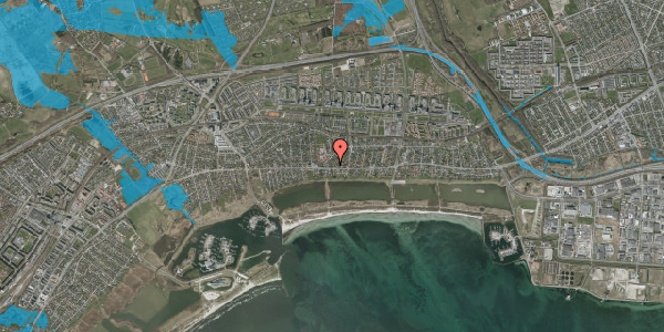 Oversvømmelsesrisiko fra vandløb på Rønnebækengen 1, 2660 Brøndby Strand