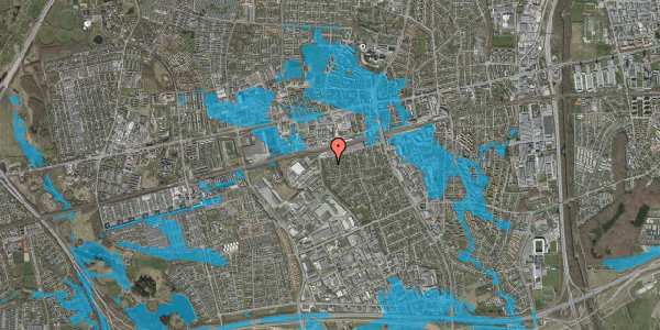 Oversvømmelsesrisiko fra vandløb på Havremarksvej 14, 2605 Brøndby