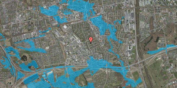 Oversvømmelsesrisiko fra vandløb på Hedegrænsen 61, 2605 Brøndby