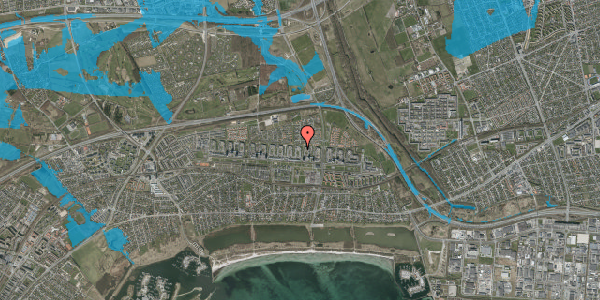 Oversvømmelsesrisiko fra vandløb på Kisumparken 72, 3. tv, 2660 Brøndby Strand