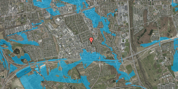 Oversvømmelsesrisiko fra vandløb på Lerager 25, 2605 Brøndby