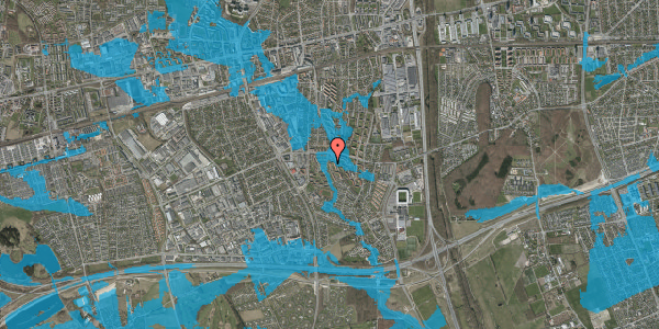 Oversvømmelsesrisiko fra vandløb på Rylemosen 2, st. tv, 2605 Brøndby