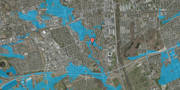 Oversvømmelsesrisiko fra vandløb på Rylemosen 4, 2. th, 2605 Brøndby