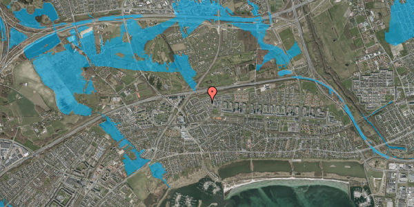 Oversvømmelsesrisiko fra vandløb på Tingstedparken 48, 2660 Brøndby Strand