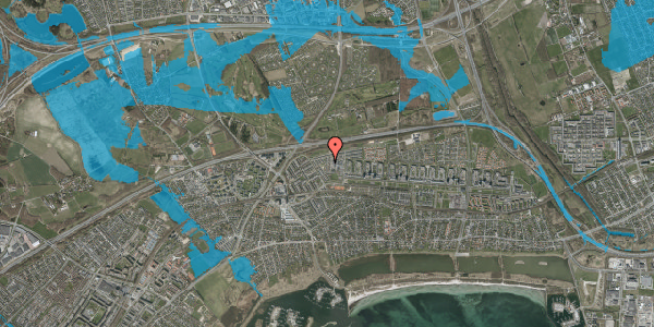 Oversvømmelsesrisiko fra vandløb på Tingstedparken 78, 2660 Brøndby Strand