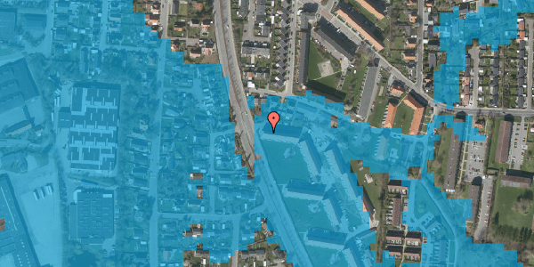 Oversvømmelsesrisiko fra vandløb på Tranehaven 2, 1. th, 2605 Brøndby