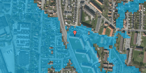 Oversvømmelsesrisiko fra vandløb på Tranehaven 4, 1. tv, 2605 Brøndby