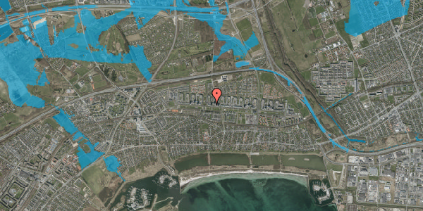Oversvømmelsesrisiko fra vandløb på Ulsøparken 1, 8. 4, 2660 Brøndby Strand