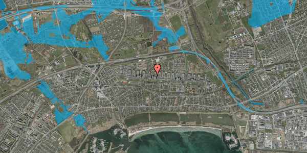Oversvømmelsesrisiko fra vandløb på Ulsøparken 2, 14. 1, 2660 Brøndby Strand