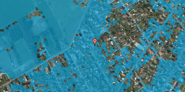 Oversvømmelsesrisiko fra vandløb på Elmevej 9, 2791 Dragør