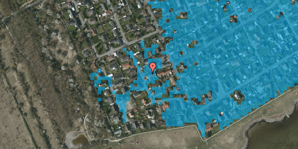 Oversvømmelsesrisiko fra vandløb på Poppelvej 36B, 2791 Dragør