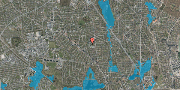 Oversvømmelsesrisiko fra vandløb på Dalstrøget 62, 2. tv, 2870 Dyssegård