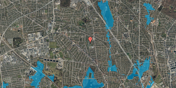 Oversvømmelsesrisiko fra vandløb på Dalstrøget 87, 2. tv, 2870 Dyssegård