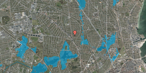 Oversvømmelsesrisiko fra vandløb på Eskeager 3, st. th, 2870 Dyssegård